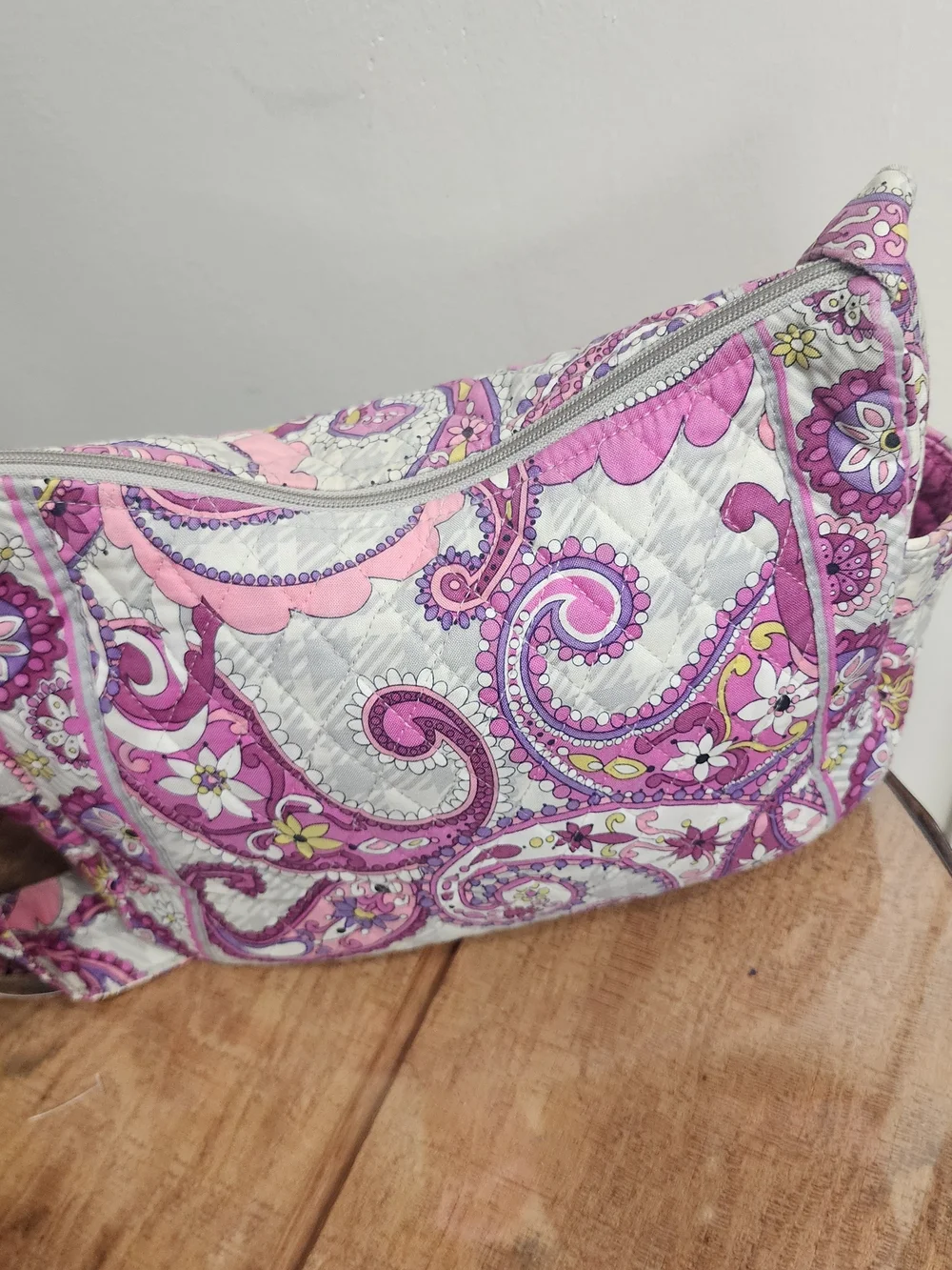 Vera Bradley Pink Paisley Shoulder Bag - Picture 4 of 5
